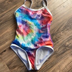 Girl’s Cat & Jack Tie Dye Swimsuit